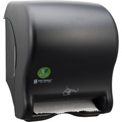 San Jamar T420TBK Centerpull Paper Towel Dispenser, Black