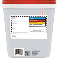 38030 WipesPlus® Red Square Multi-Task Buckets & Red Lids 4 - Red