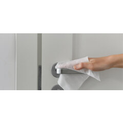 38003 WipesPlus® Round Empty Buckets with Lids 2 - White