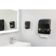 T7400REBK San Jamar ecoLogic™ Simplicity Essence Mechanical Hands Free Towel Dispenser 1 - Black