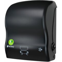 T7400REBK San Jamar ecoLogic™ Simplicity Essence Mechanical Hands Free Towel Dispenser 1 - Black
