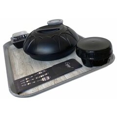 DXSMC1418NSW44 Glasteel™ Woodgrain Non-Skid Tray 14" x 18" (12/cs) - Graphite