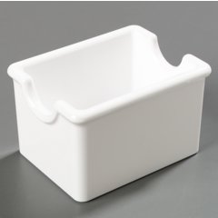 455002 Sugar Caddy (holds 20 pkts)  - White