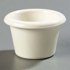 S27742 Melamine Smooth Ramekin 1.75 oz - Bone