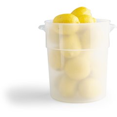 080530 Polypropylene Bain Marie Food Storage Container 8 qt - Translucent