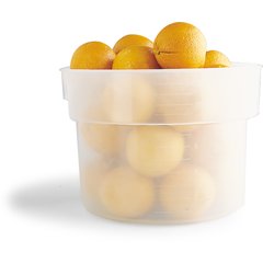 120530 Polypropylene Bain Marie Food Storage Container 12 qt - Translucent