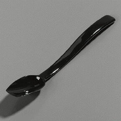 445003 Solid Spoon .25oz, 8" - Black