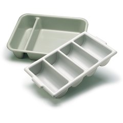 107123 Save-All™ Silverware Tray 21.25" x 11.5" x 3.75" - Gray
