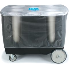 ADD603 Optimizer™ Dish Dolly with 6 Dividers 19" - Black