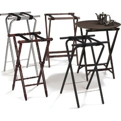 C3620W11 Wood Tray Stand 30" - Walnut