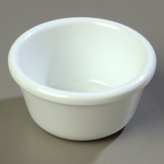 S28002 Melamine Smooth Ramekin 3 oz - White