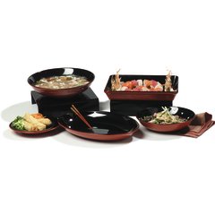 8919406 Mosaic™ 2.9 qt Baker 12" x 8-1/2" - Black-Terra Cotta
