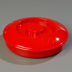 047005 Tortilla Server w/Lid 7-1/4" / 1-15/16" - Red