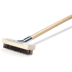 36372500 Oven Grill Brush & Scraper with Handle 30" - Natural