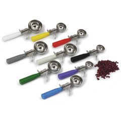 60300-10 Stainless Steel Disher Scoop #10 Size 3.8 oz - Ivory