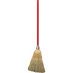 368100 Corn Lobby Broom 33" - Red