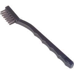 4067500 Flo-Pac® Utility Brush with Crimped Stainless Steel Bristles 7" Long - Black
