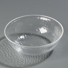 SB6807 Pebbled Bowl Round 1.4 qt - Clear