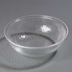 SB7207 Pebbled Bowl Round 4 qt - Clear
