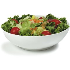 4381302 Epicure® Melamine Chef Salad Serving Bowl 40 oz - White