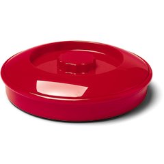 047005 Tortilla Server w/Lid 7-1/4" / 1-15/16" - Red