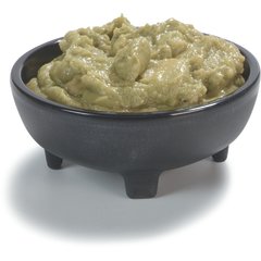 087303 Melamine Molcajete Ramekin 3 oz - Black