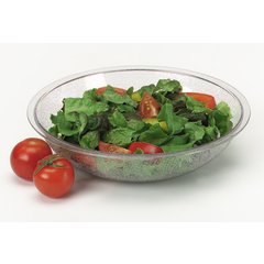 721007 Round Pebbled Bowl 3.1 qt - Clear