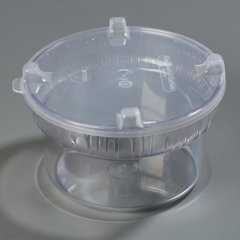 703907 Gourmet Crocks w/Lid  - Clear