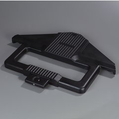 668403 Six Star™ Sneeze Guard Post  - Black