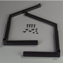 994803 Adjustable Sneeze Guard Legs Singled-Sided  - Black