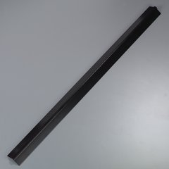 964503 Standard Sneeze Guards Ridge Channel 4' - Black