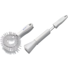 4016402 Sparta® Vegetable Brush with Stiff Polyester Bristles 8.75" - White