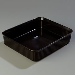 811203 Deliware® Rectangular Crock 10 lb 12-7/16" x 10-1/4" - Black