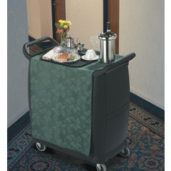CC203603 Bussing Cart 18" x 36.25" x 38" - Black