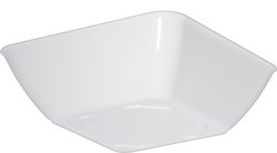 Squat Bowl, 60 oz, White, Foam, (300/Case), Reyma USA RFS60