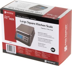 Carlisle FoodService Products SCDG13 Large Square Digital Kitchen Scale
