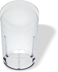 HUBERT® 12 oz Clear SAN Plastic Tumbler