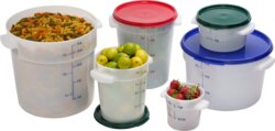 1077360 - StorPlus™ Round Food Storage Container Lid 12 - 22 qt - Royal  Blue