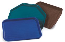 Cambro Penny-Saver Teal Co-Polymer Compartment Cafeteria Tray - 14L x 10W