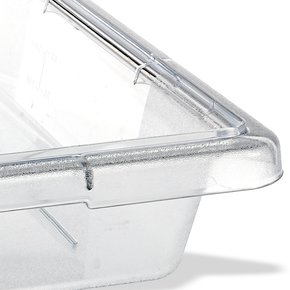 Cambro Clear Plastic Container 4.75 gallon with Lid