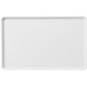 1418LFG025 - Glasteel™ Solid Low Edge Tray 18" x 14" - Beige