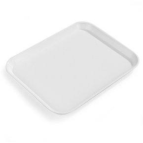 1612FG066 - Glasteel™ Solid Rectangular Tray 16.4" x 12" - Mauve