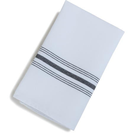 53771822NH014 - Bistro Striped Napkin 18" x 22" - Black