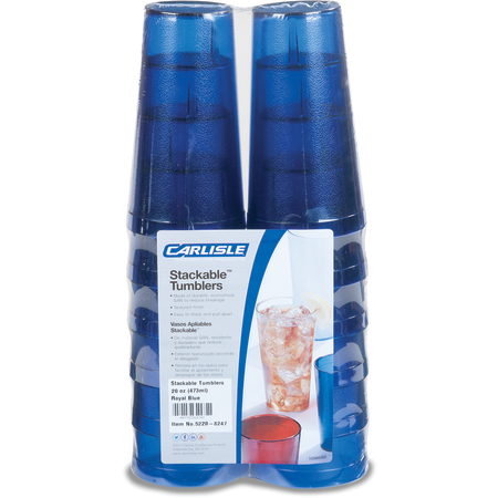 5220-8247 - Stackable™ SAN Tumbler 20 oz (12/pk) - Royal Blue