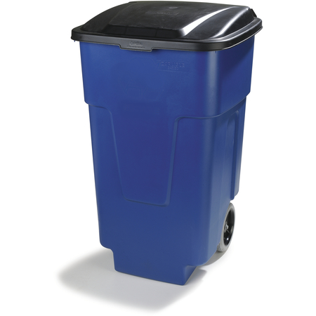 34505014 - Bronco™ Square Rolling Waste Container Trash Can with Hinged ...