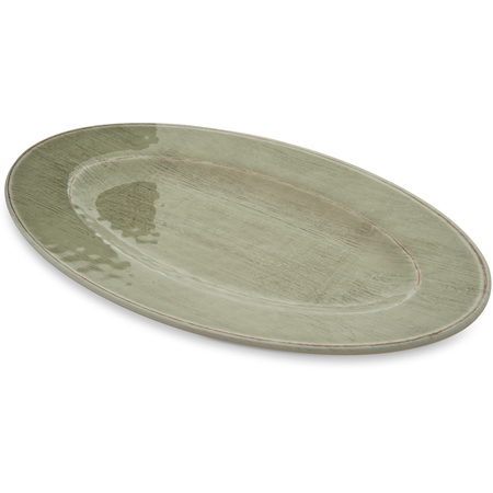 6402046 - Grove Melamine Oval Plate 12" x 8" - Jade