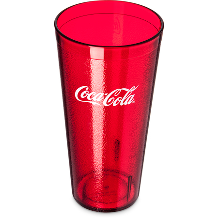 52243550H - Stackable™ SAN Plastic Tumbler 24 oz - Coke - Ruby
