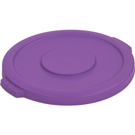 34101189 - Bronco™ Round Waste Bin Trash Container Lid 10 Gallon - Purple