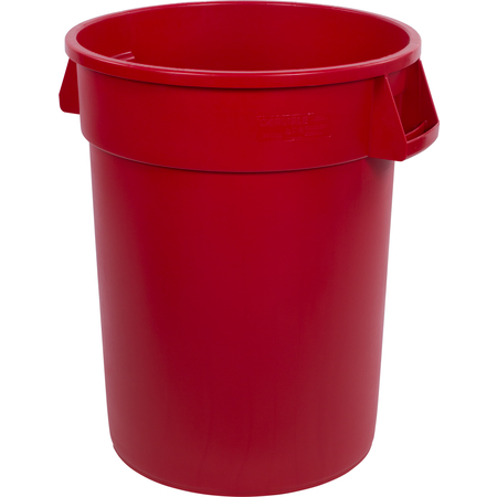 34103205 - Bronco™ Round Waste Bin Trash Container 32 Gallon - Red
