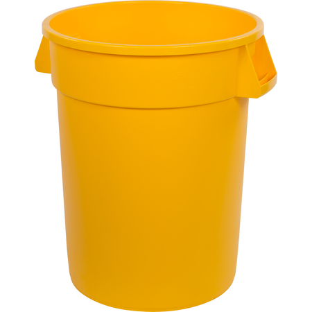34103204 - Bronco™ Round Waste Bin Trash Container 32 Gallon - Yellow